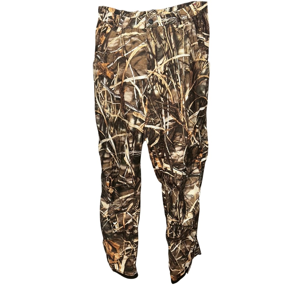 Browning Dirty Bird Mens Camo Hunting Pants XL Advantage Max-4‎ Fleece Lined